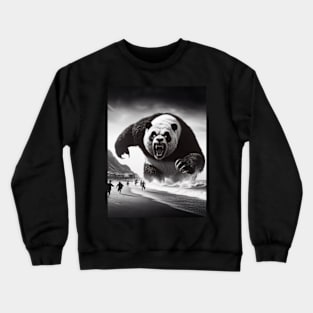 "Pandadoom": Beachfront Nightmare Crewneck Sweatshirt